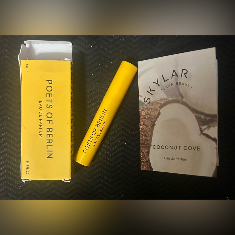 POETS OF BERLIN & SKYLAR Coconut Cove Eau de Parfum Travel Duo, BNIB